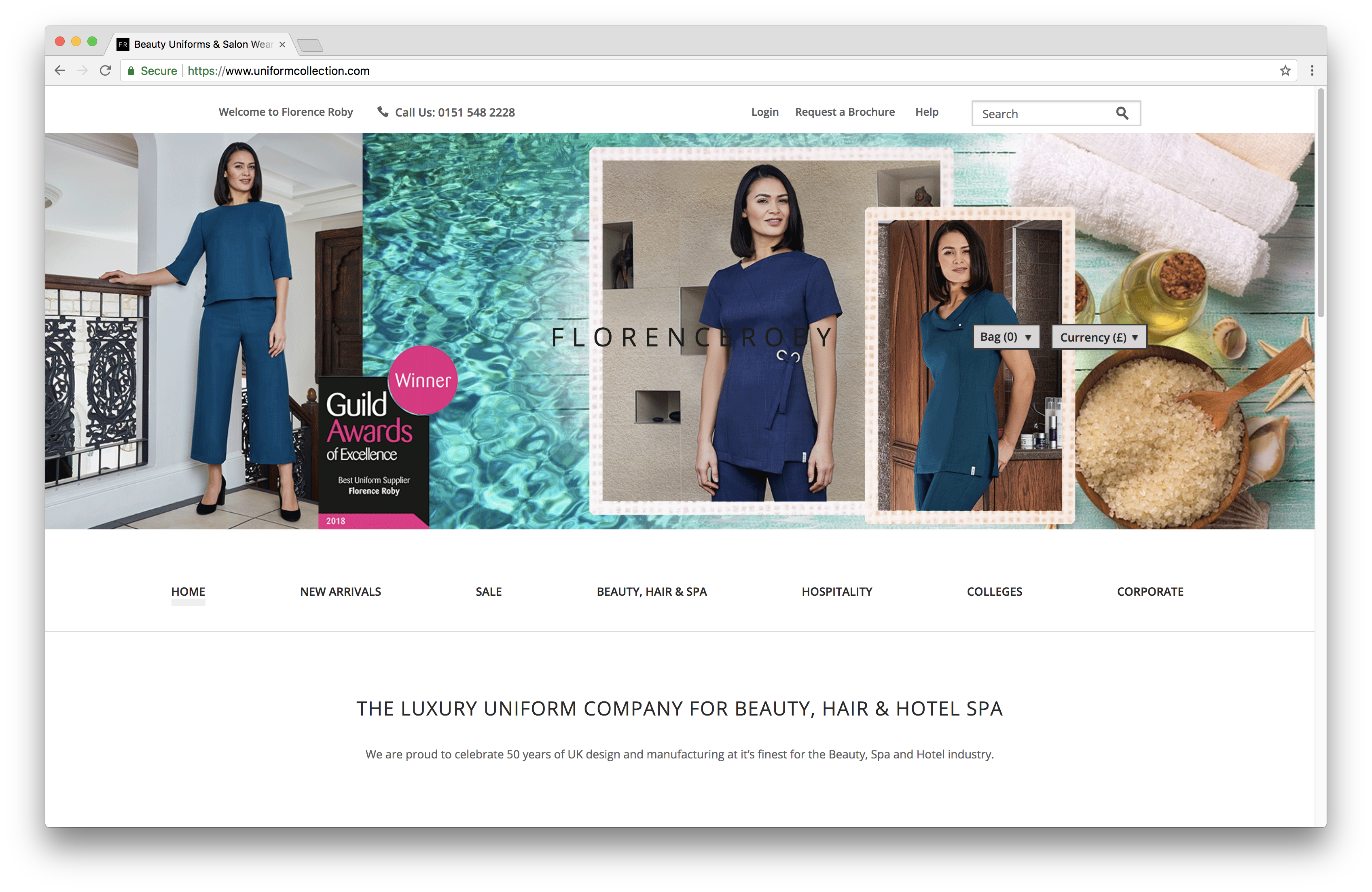 Magento Integration for Florence Roby Homepage | Magium Commerce
