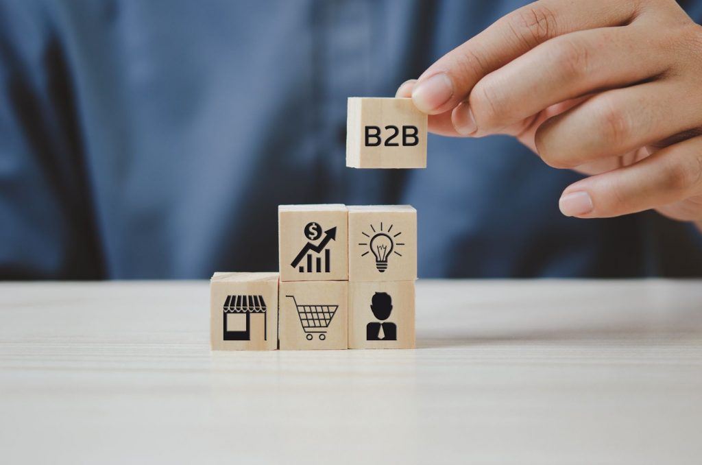 b2b blocks on table